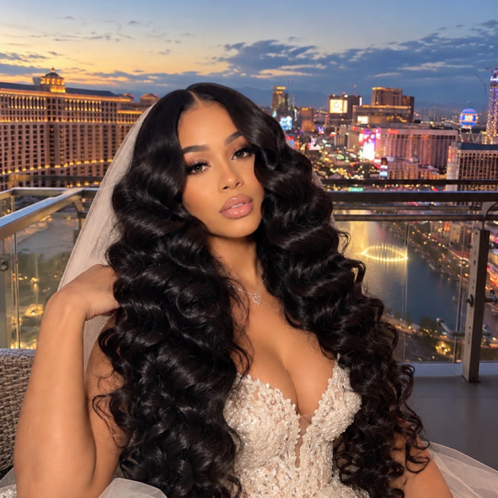BRIDAL MAKEUP AND HOLLYWOOD WAVES at Dan' Yel in Las Vegas, NV