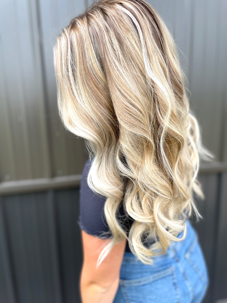 Traditional Blonding + Melt+Tone