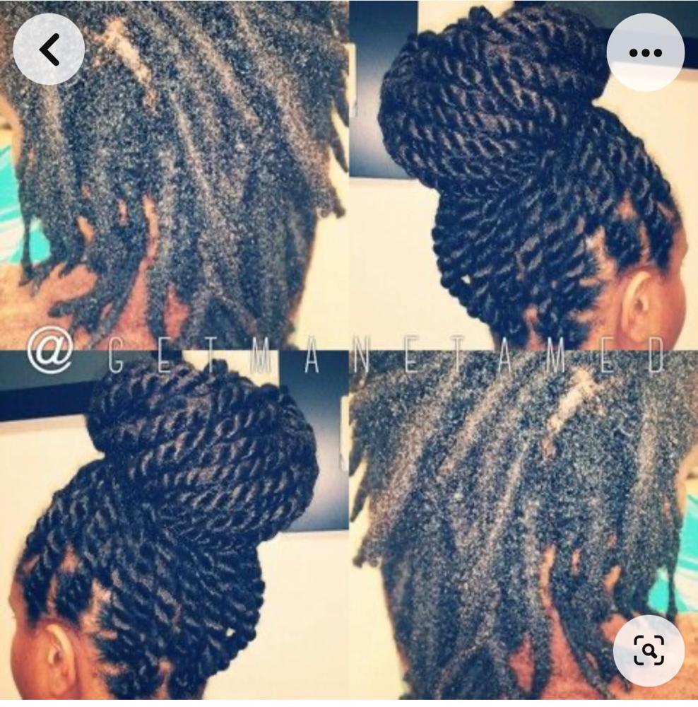 Braids Or Twist Over Locs