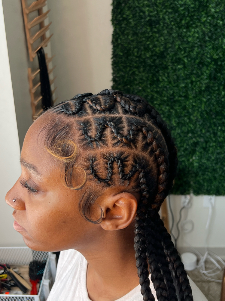 medusa braids at braidsbyderri in atlanta, GA