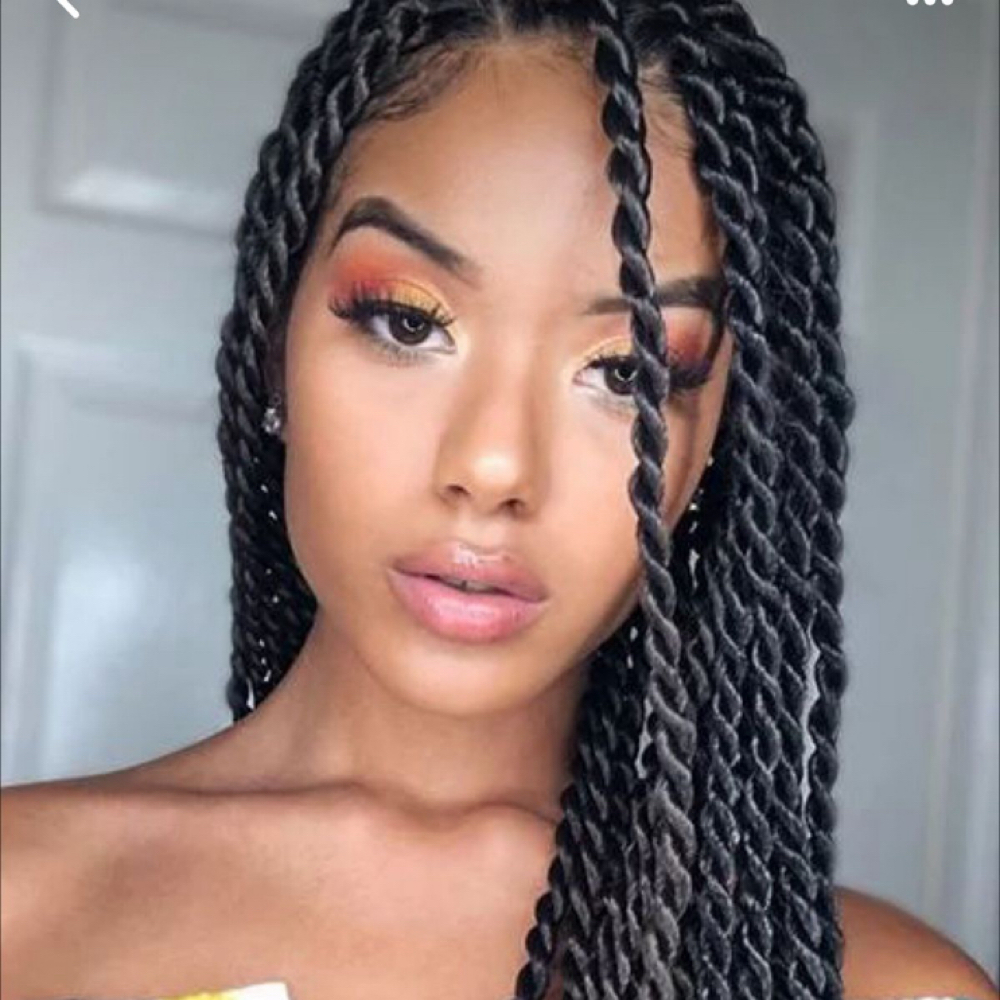 Senegalese Twist Waist Length