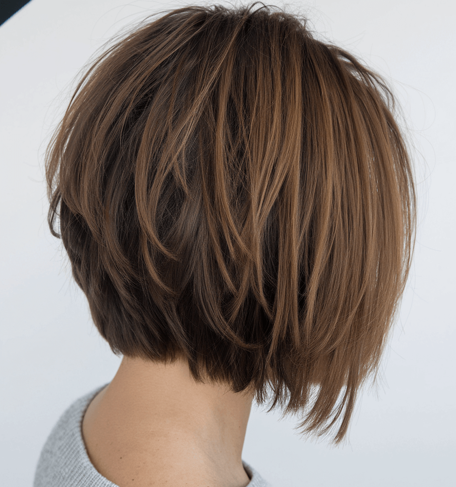 Rusty-Haircut Wash And Blow Dry
