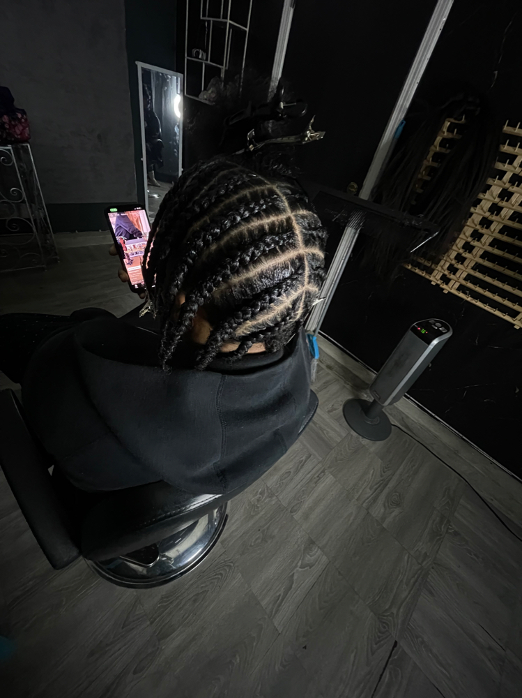 Men 6 Braids