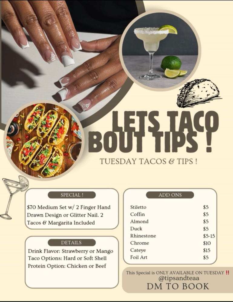 TACO TUESDAY ! at Tipsandtea in West Orange, NJ