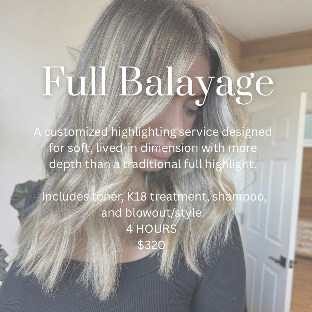 Full Balayage at BloomingBeautySuite in Eugene, OR