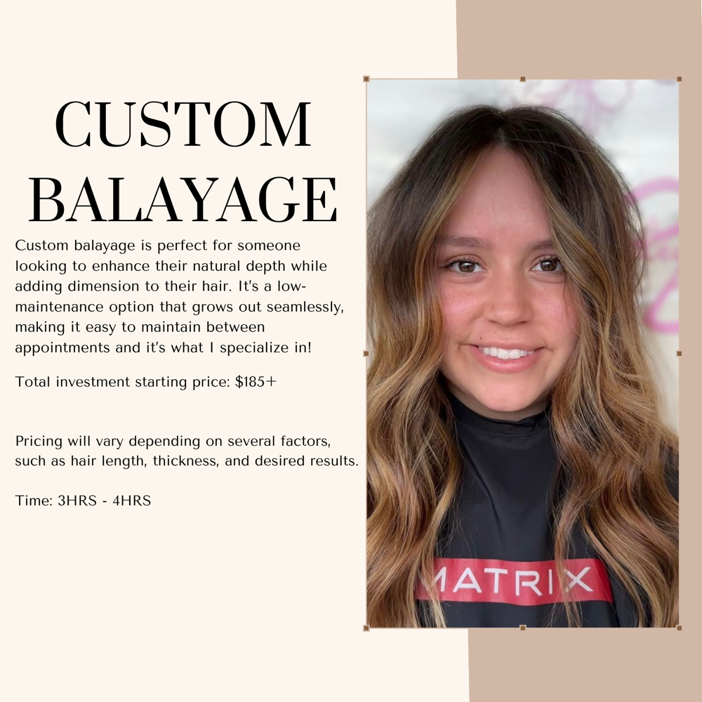 Custom Balayage + Haircut