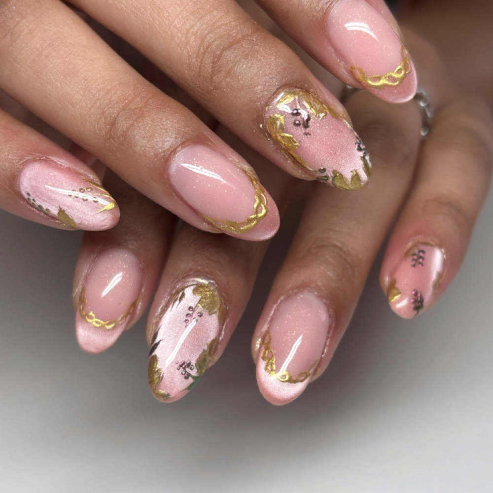 Nail Art Per Finger at L.A. Nails in Advance, NC