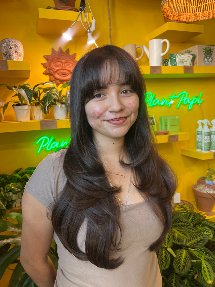 Steam Treatment/mask/K18 + Blowout