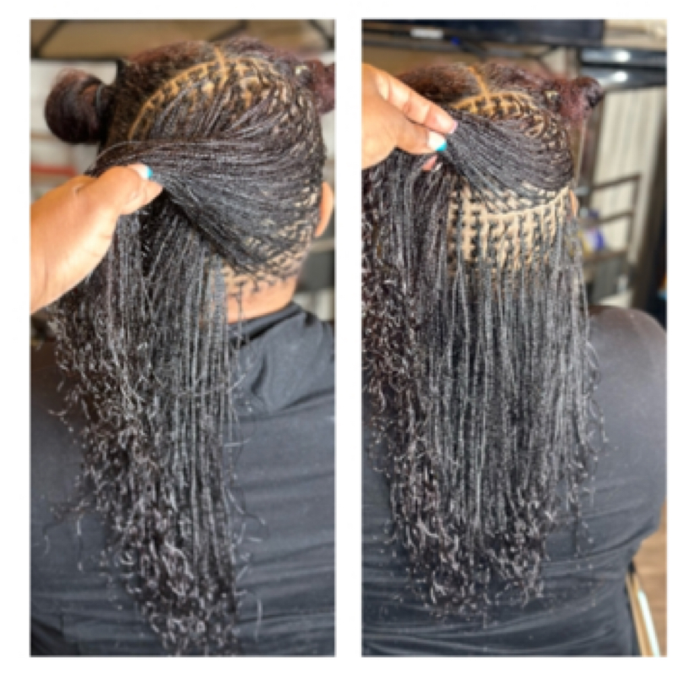 Microlocs (Braided) at Locked At Cece’s in Lakewood, CA
