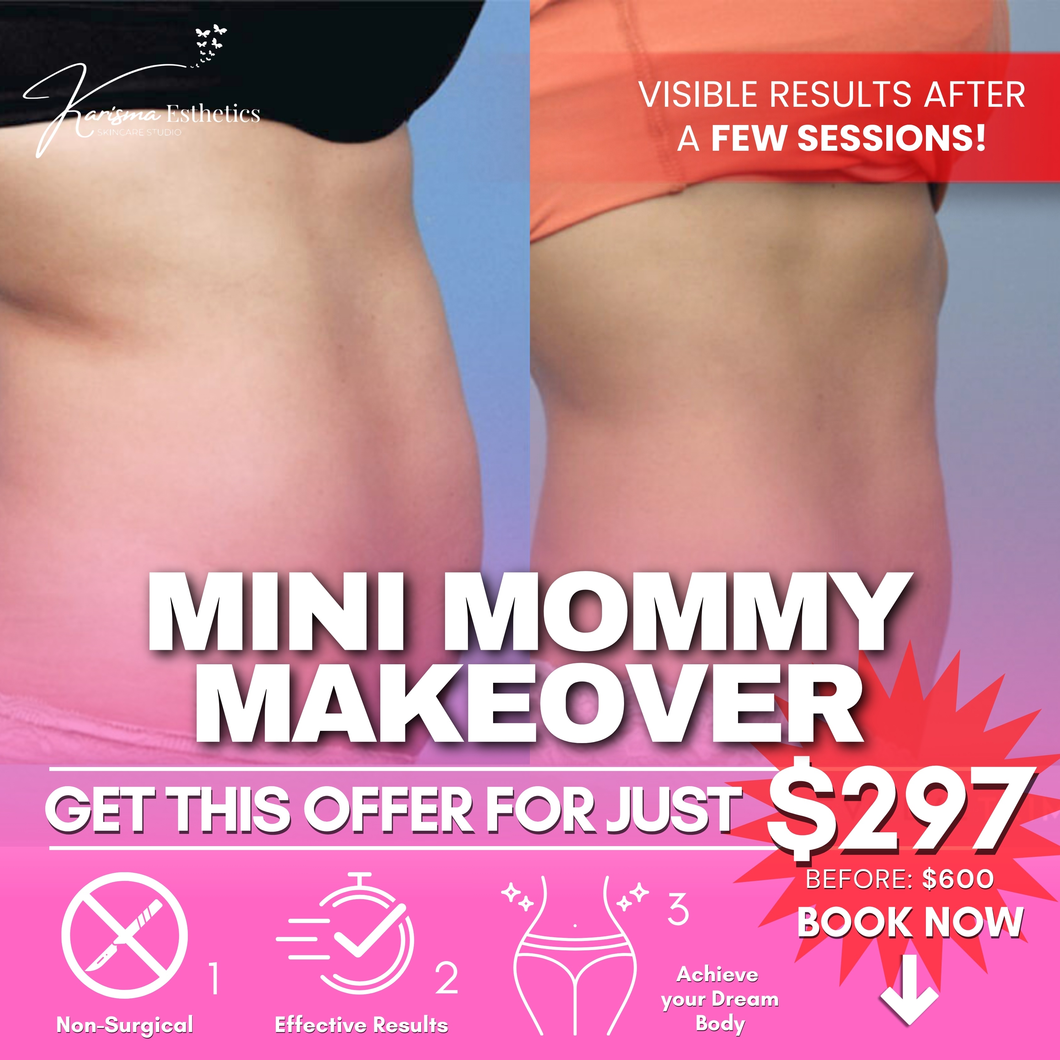 Mini Makeover Intro Session at Karisma Esthetics in Melbourne, FL