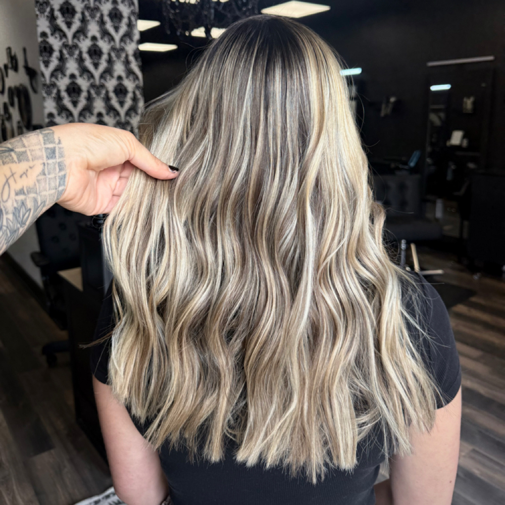 Custom Blonding at rootedbymads in Centerville, Ohio, OH