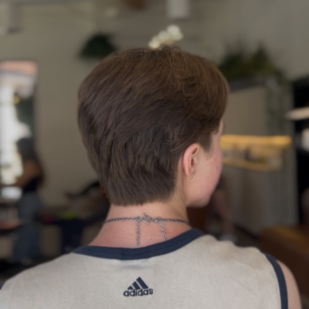 Short Haircut at Jillian Marquez in Tustin, CA