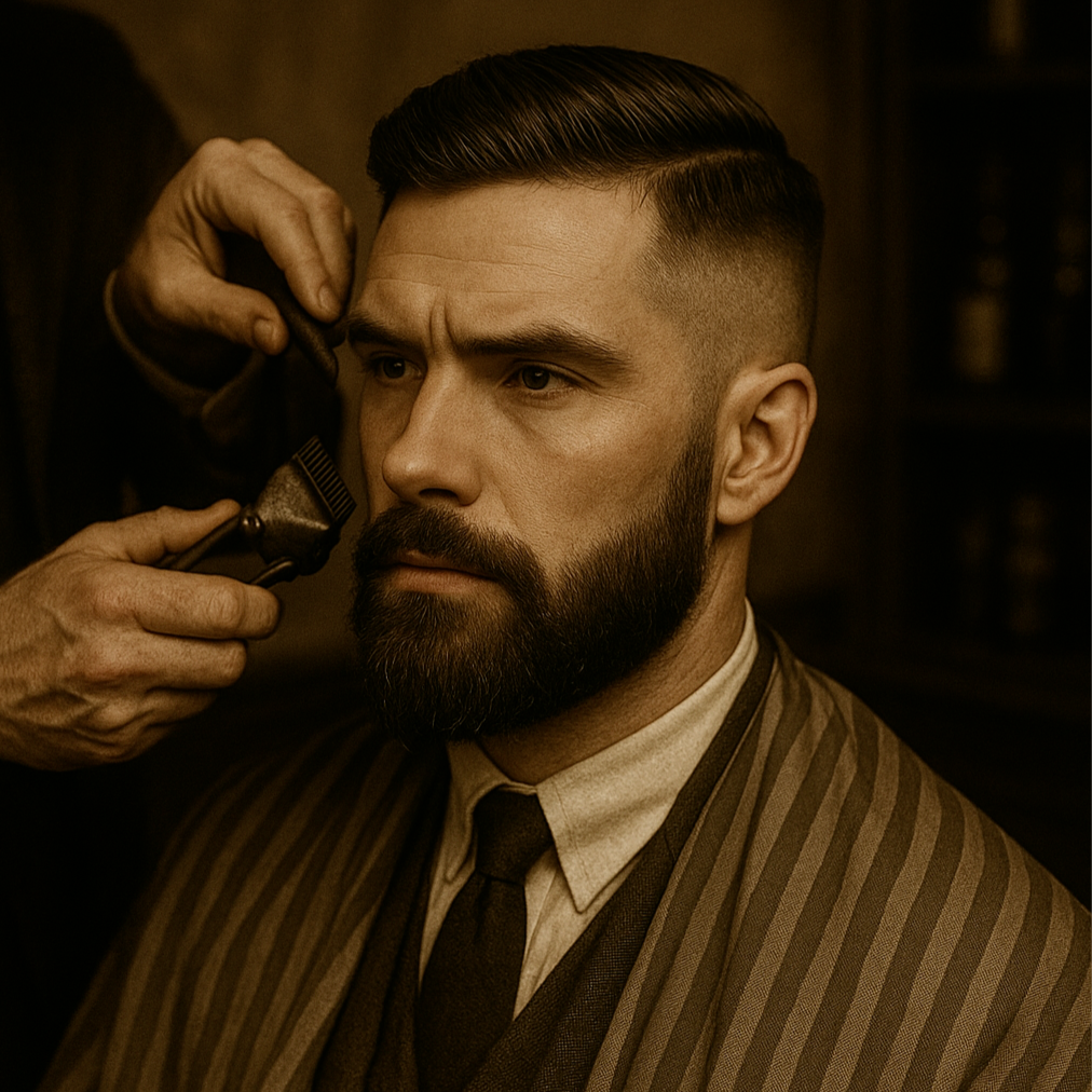 Junior Haircut + beard at 1920 GENTLEMENS CLUB in Buffalo Grove, IL