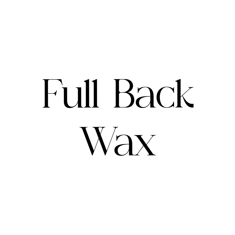 Full Back Wax