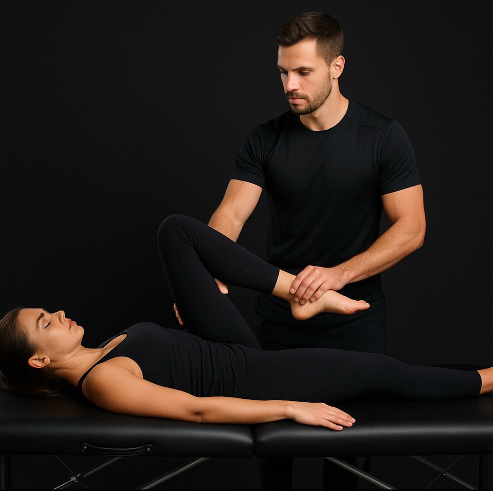 Stretching at The Massage Studio in Berea, KY