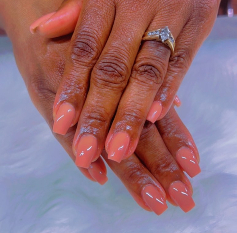 Full Set Short at Hair N Nails By La in Loganville Ga, GA