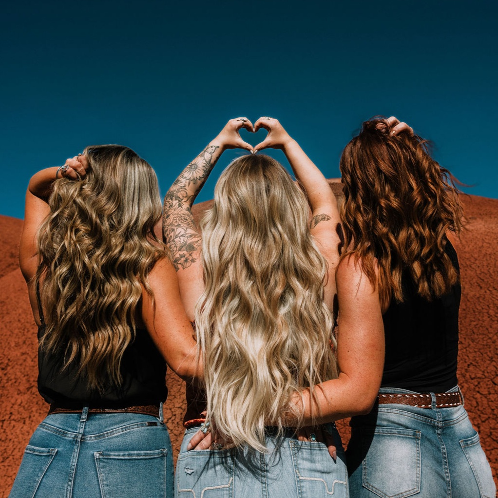 Haircut with blowout