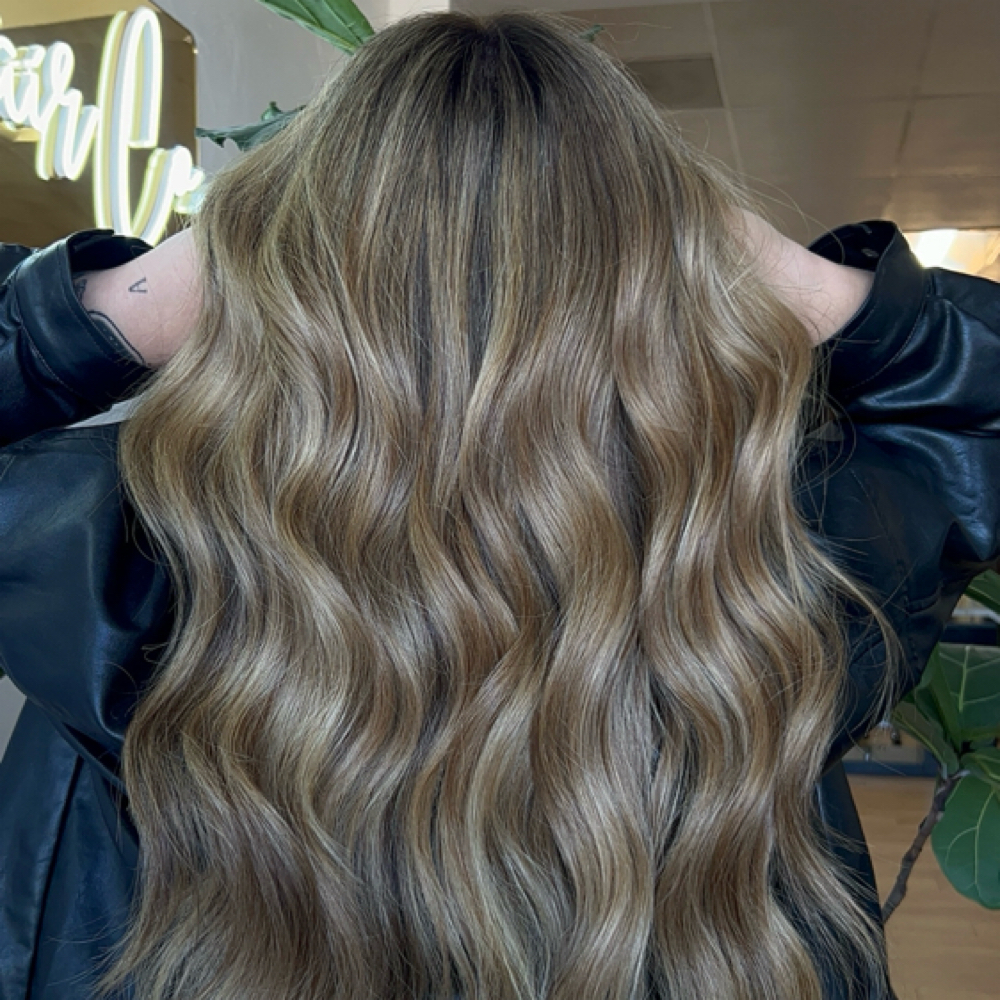 Extension Blending at Bleach Babe Hair in Riverside, CA