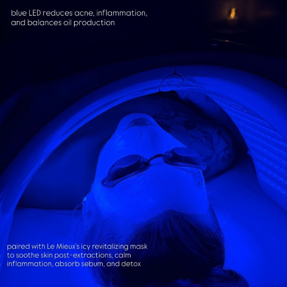 LED Light Therapy 🔆 at Studio Blanc in Richardson, TX