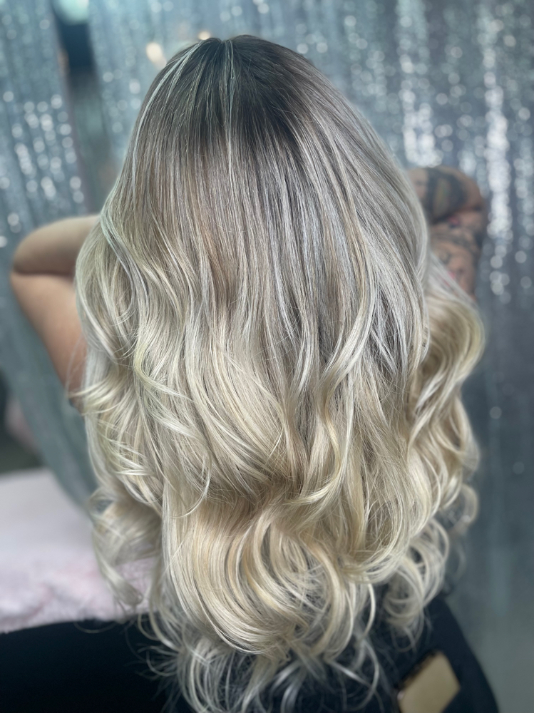 Highlighted Balayage at Hidden beauty by luz in Tampa, FL