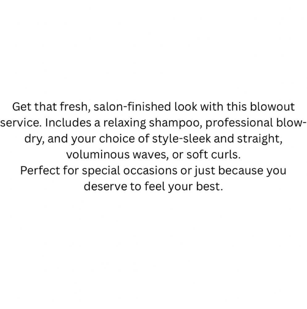 Blow Dry and Style at Studio920 in Burlington, IA