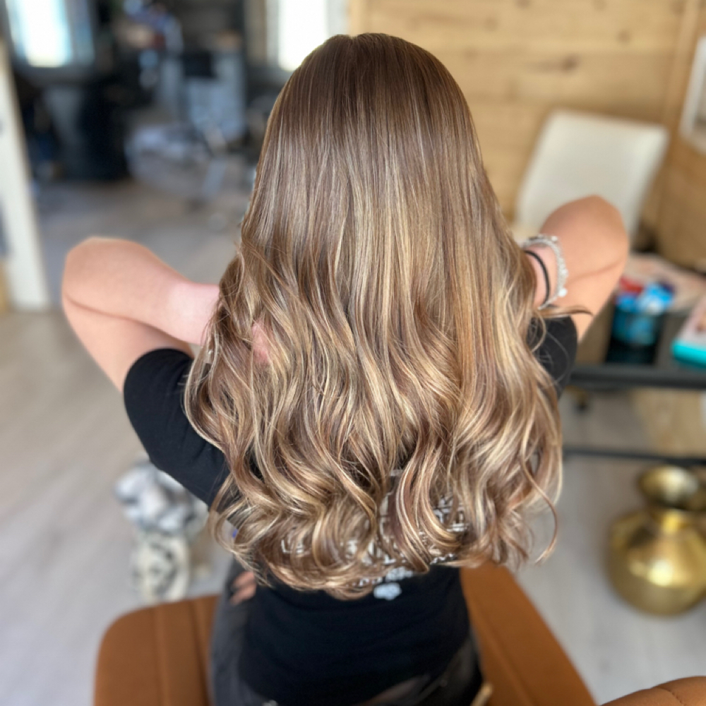 Partial Highlight w Base Color & Cut at Beaux Cheveux in Halifax, PA