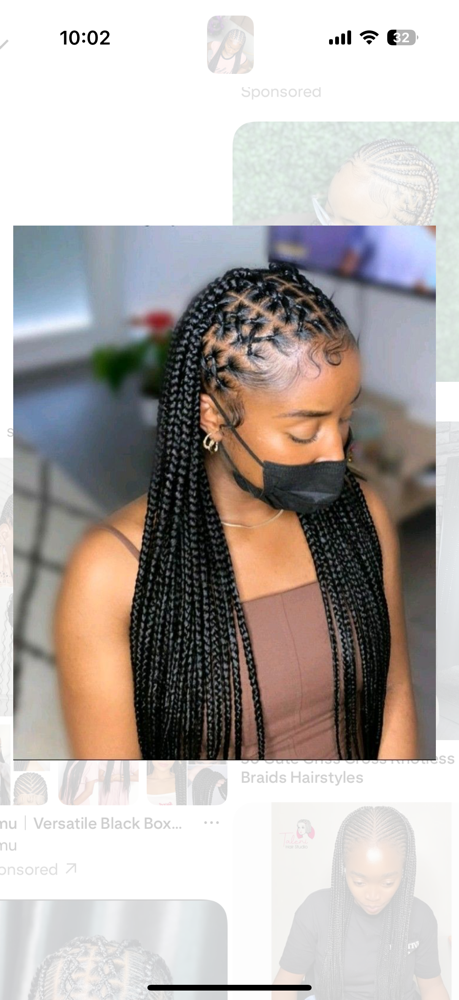 Criss Cross Braid at Braid by helene in Virginia Beach, VA
