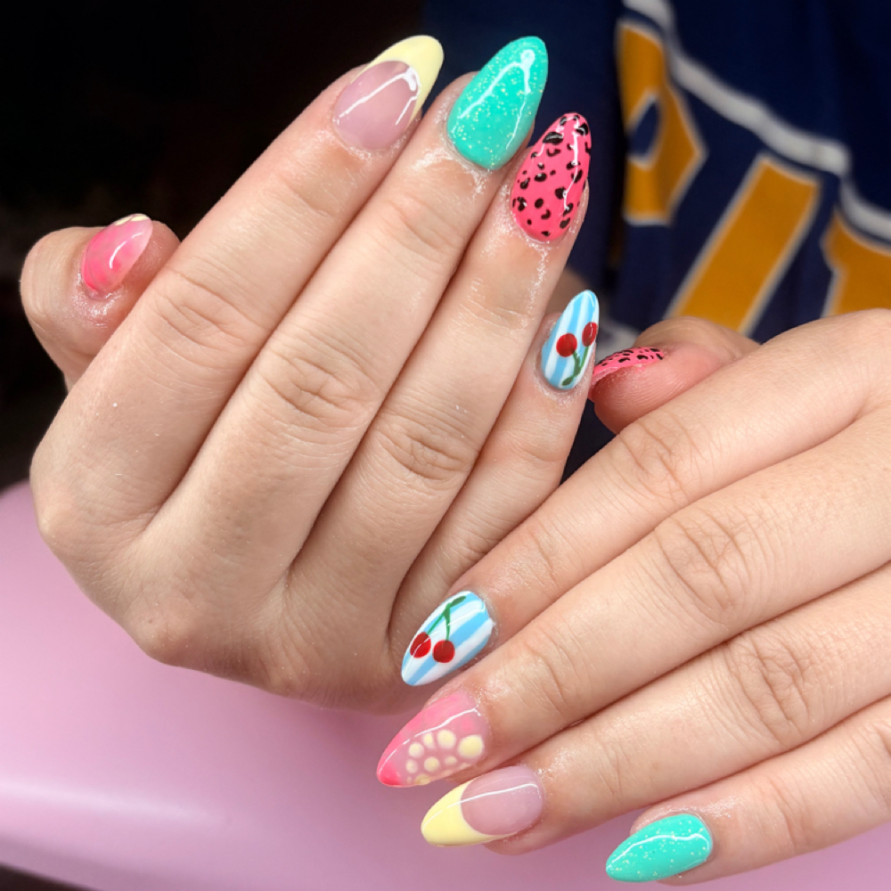 BuilderGel Mani (clear + GelPolish) at Carma Beauty Studio in Coraopolis, PA