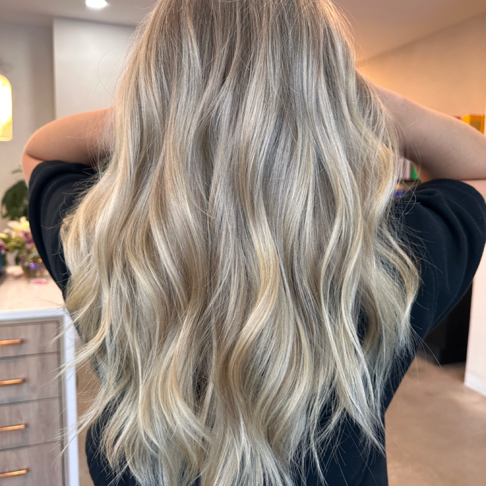 Full Custom Color + Blowout + Style at Melanie Hess Hair in Dana Point, CA