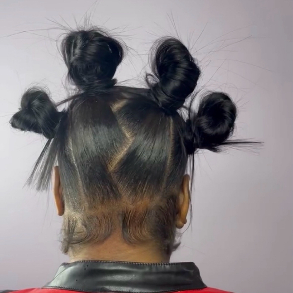 Natural Hair Updo at Freedom Bound Studio in Raleigh, NC