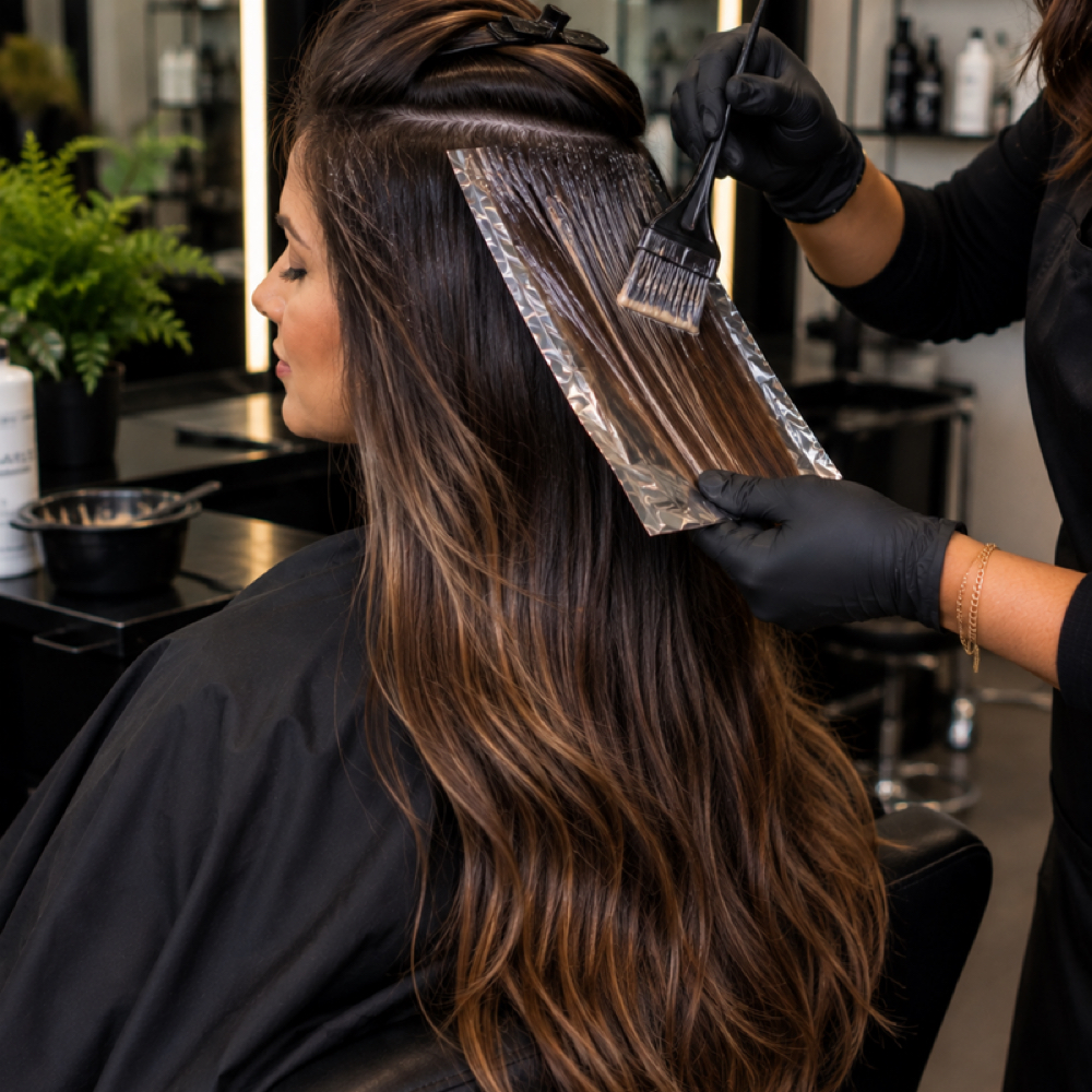Full Single Hair Color Long at LindaBella Beauty Studio by Aleisha LLC in New Jersey, NJ
