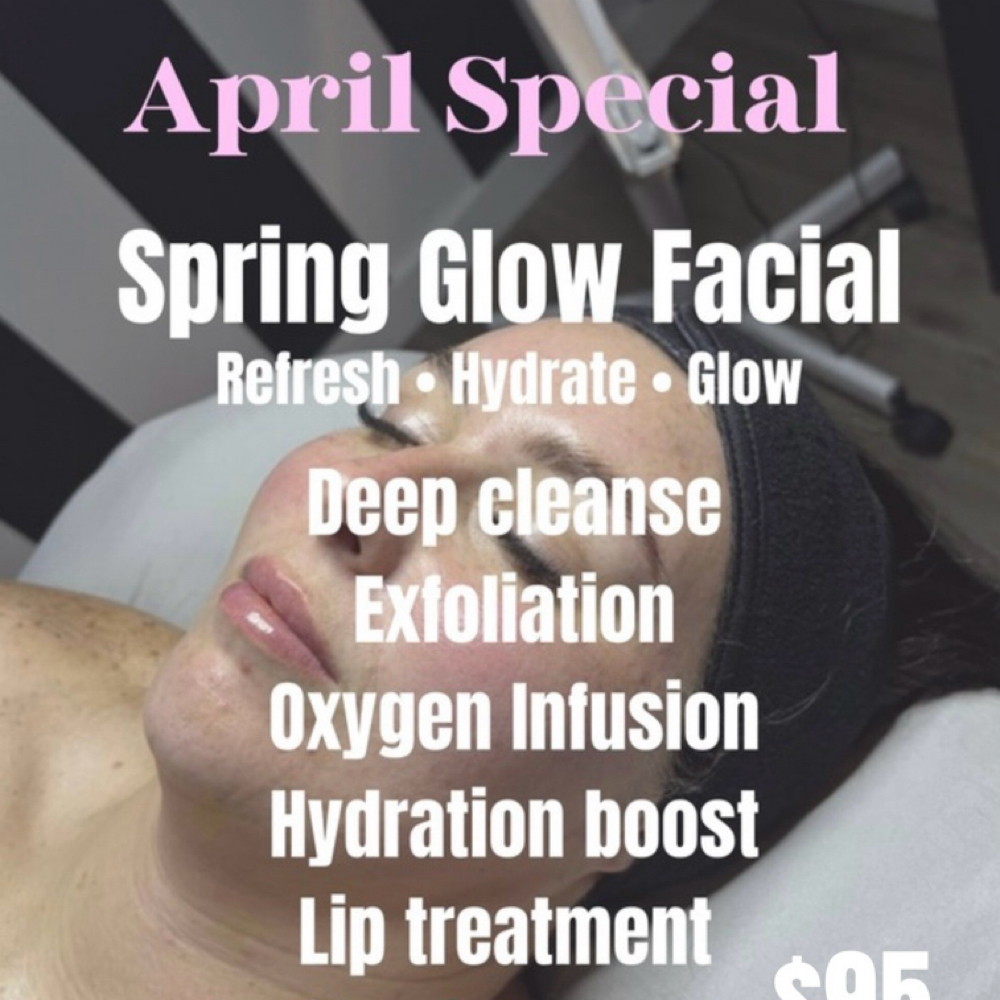 APRIL Spring Glow Facial at Bare & Beautiful Esthetics in Brownwood, TX