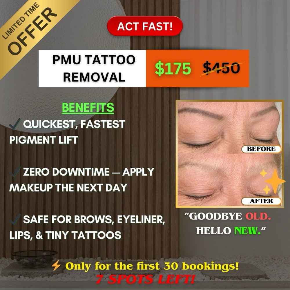 ✨PMU Tattoo Removal Special