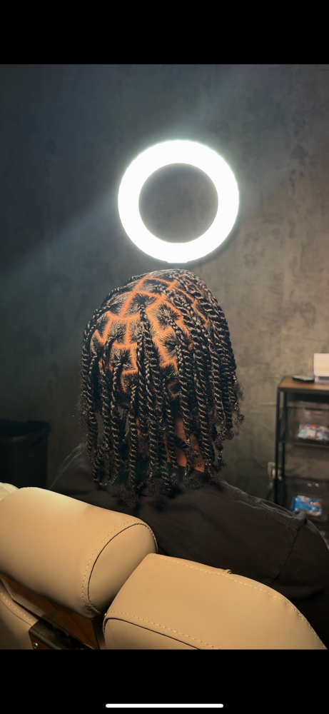 (MED) Two Strand Twists at Slaid & Stitched in Arlington, TX