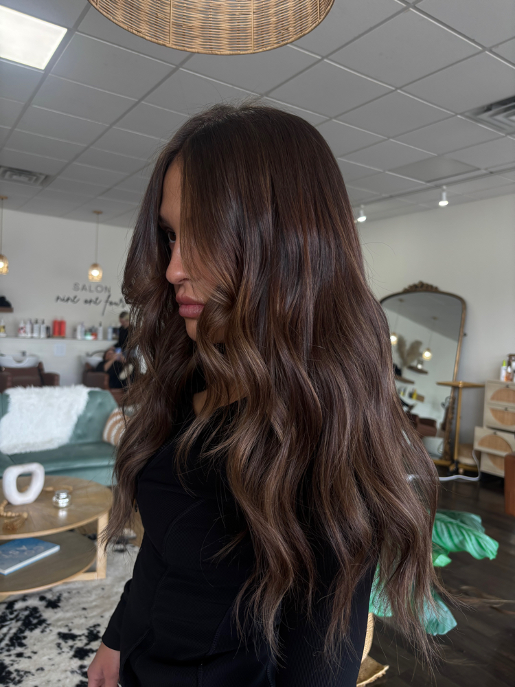 Root Color & Blow Dry at Anya Connelly in Cranston, RI