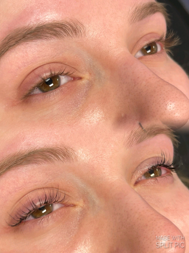 Lash lift and tint