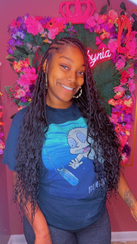 Boho Knotless With Freestyle