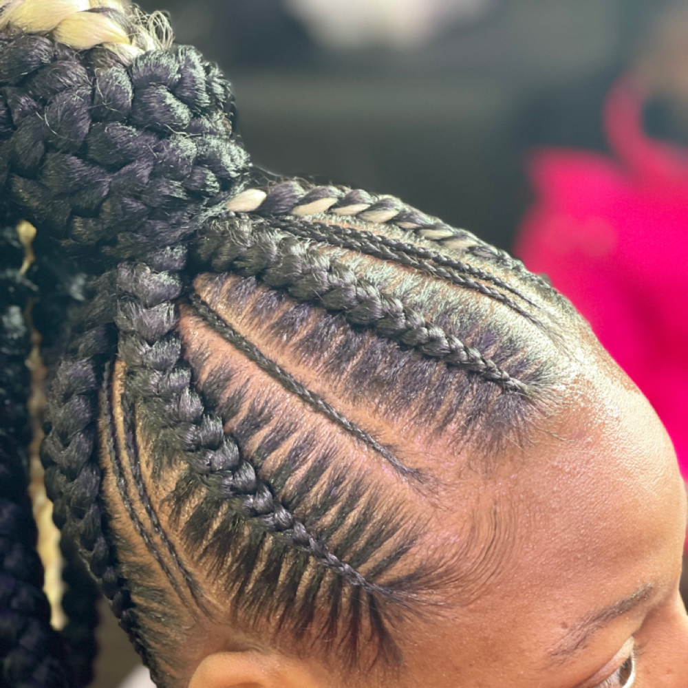 Feed In Ponytail at Audacity beauty parlor in Reno, NV