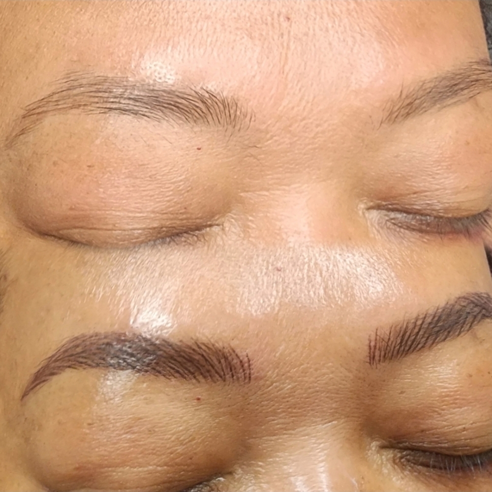 Nano Hairstroke Eyebrows at Black Heart Ink and Aesthetics in Myrtle Beach, SC