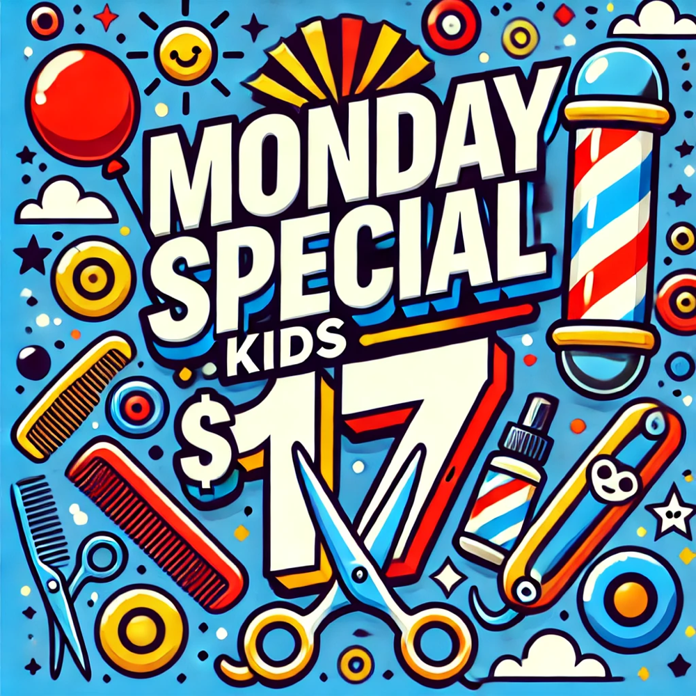 MONDAY SPECIAL : Kids Cut / shampoo