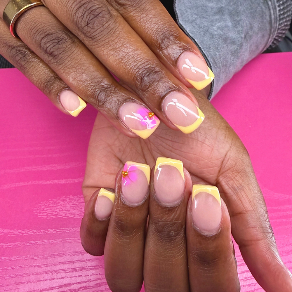 Acrylic Overlay at Nailed by Ro in Canton, TX