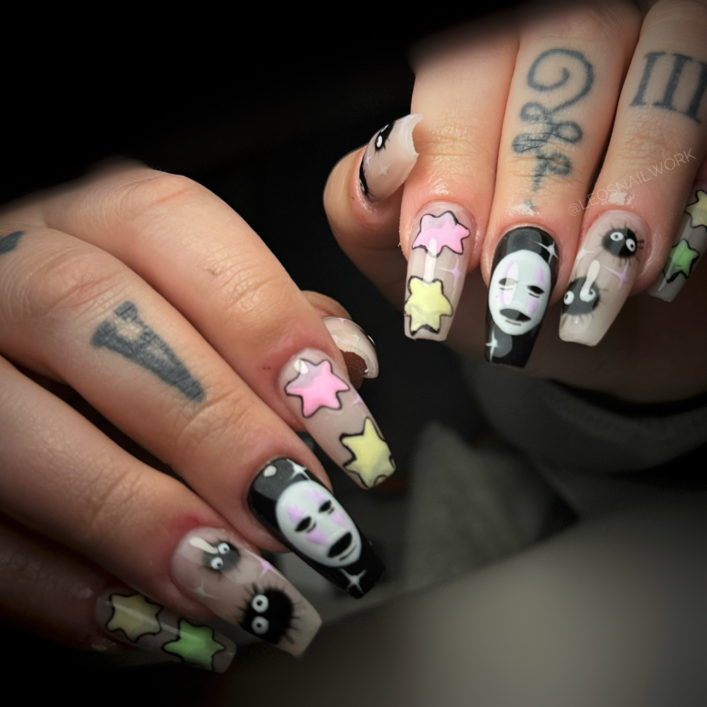 Characters Art (read Info) at Leo’s Nailwork in Greenville, SC