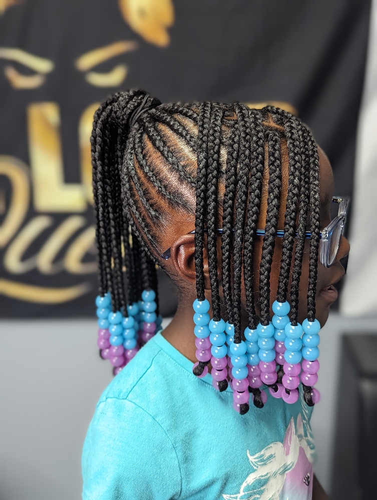 Kids Braids With Hair Added at The Naturlist Locd Queen in Indianapolis, IN