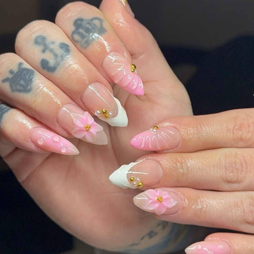 gel-x full set + nail art at APL Nailtique in Thornton, CO
