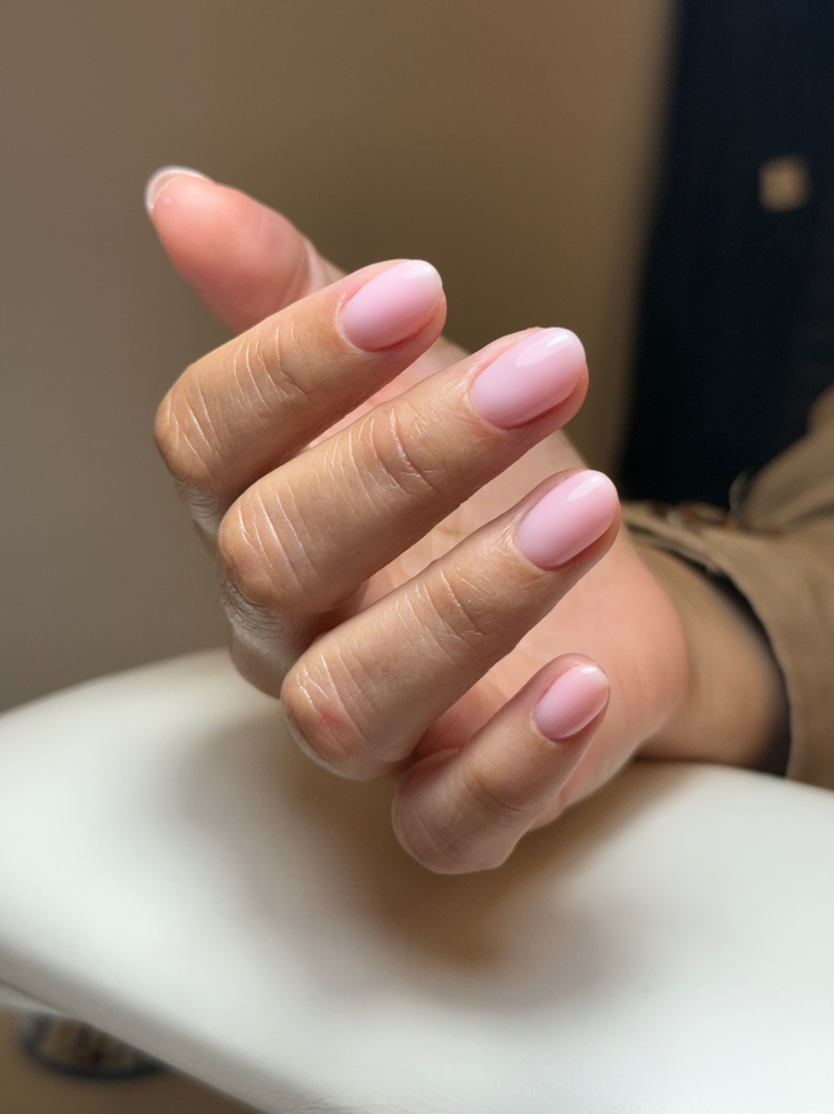 Dry Manicure Natural Base at CorAly Nails West Hartford in West Hartford, CT