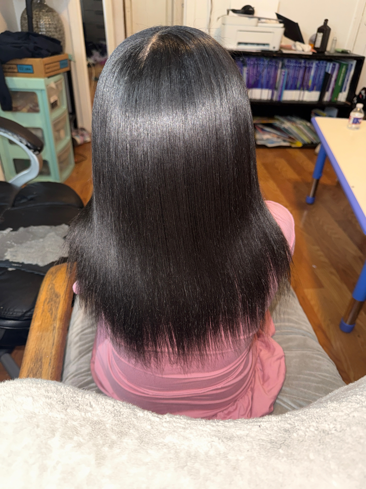 Silk Press at Anointed Hands Braids By Ty in Mesquite, TX