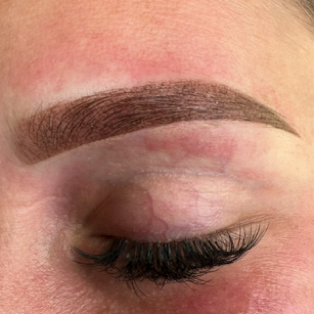 Powder Brow Tattoo at Hunny Bunny Lashes in Spring Hill, FL