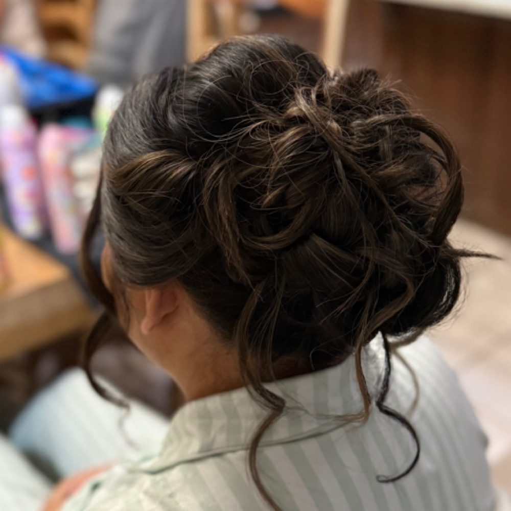 Special Occasion (Updo) at Neon Tiger Salon in Norman, OK