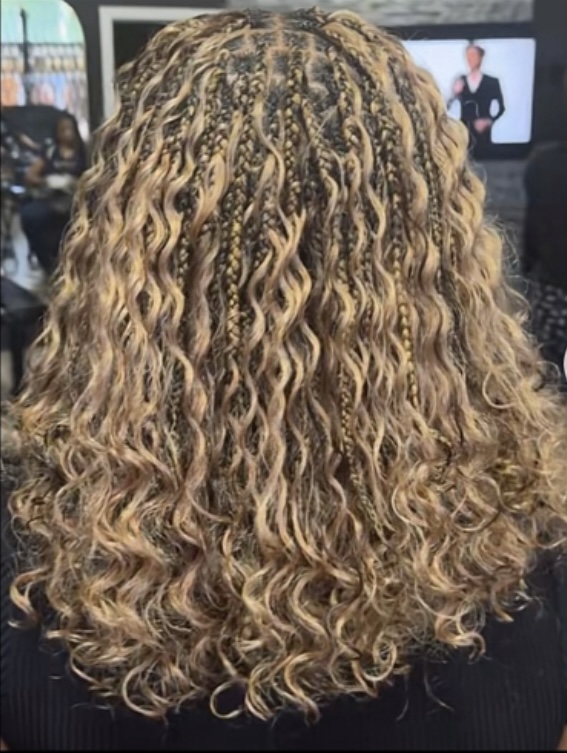 Boho Knotless Bob at NAY HAIR BRAIDING in Springhill, FL