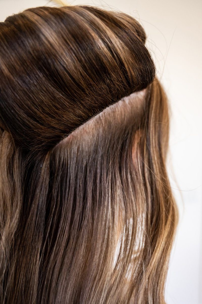 Invisible Bead Sewn Extensions